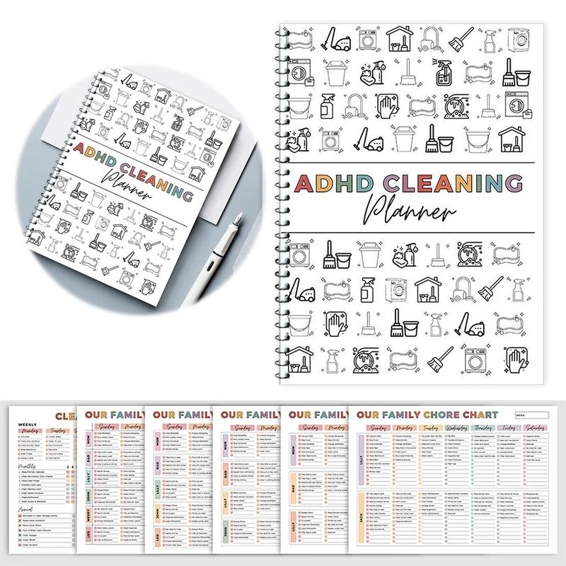 ADHD Cleaning Planner - Household Daily Cleaning Schedule