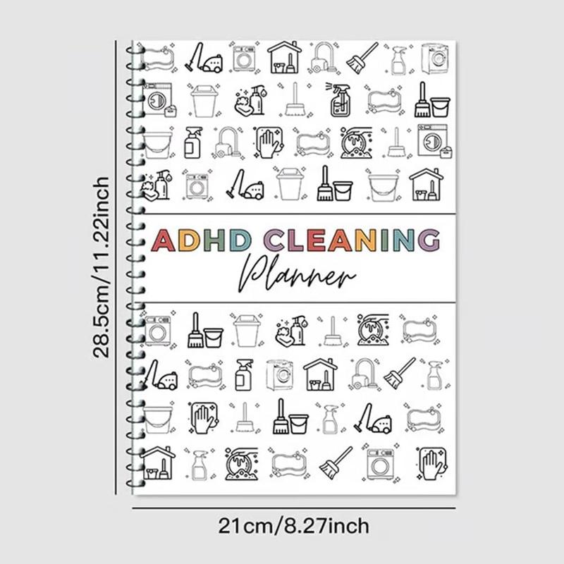 ADHD Cleaning Planner - Household Daily Cleaning Schedule
